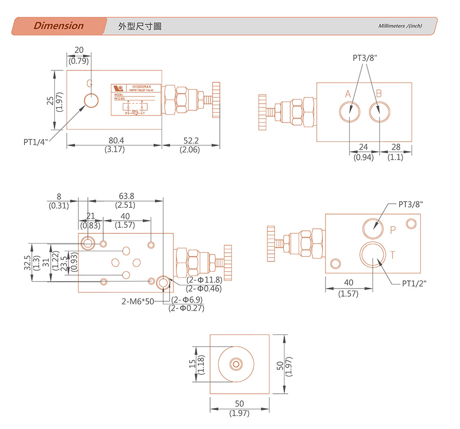 Van chỉnh áp khí nén Hydromax