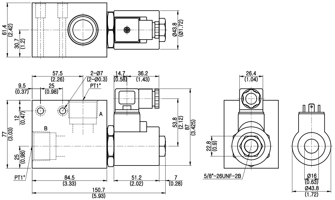 Van điện từ thủy lực V8068