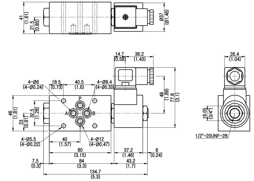 Van điện từ đóng mở v2271