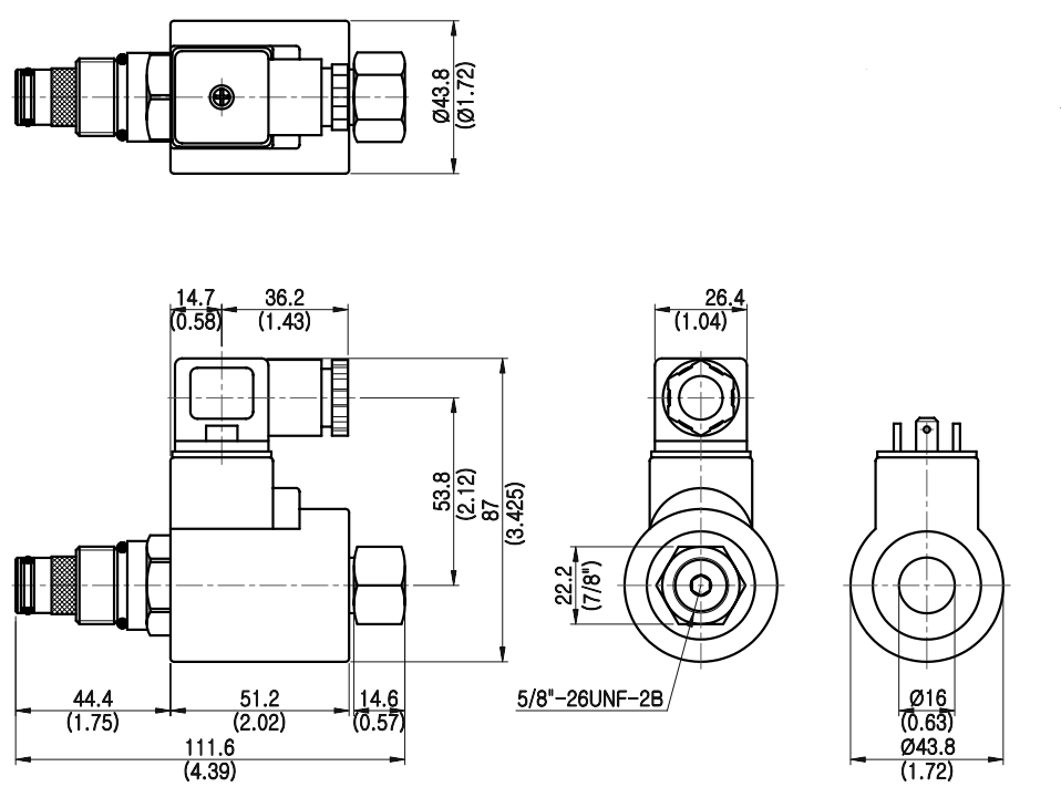 Van điện từ đóng mở v6066